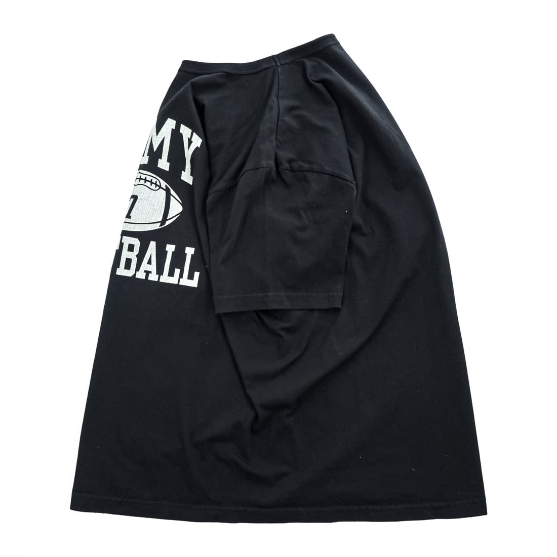 BUZZ RICKSON'S USA製 クルーネック 半袖 Tシャツ XXL ブラック ARMY FOOTBALL