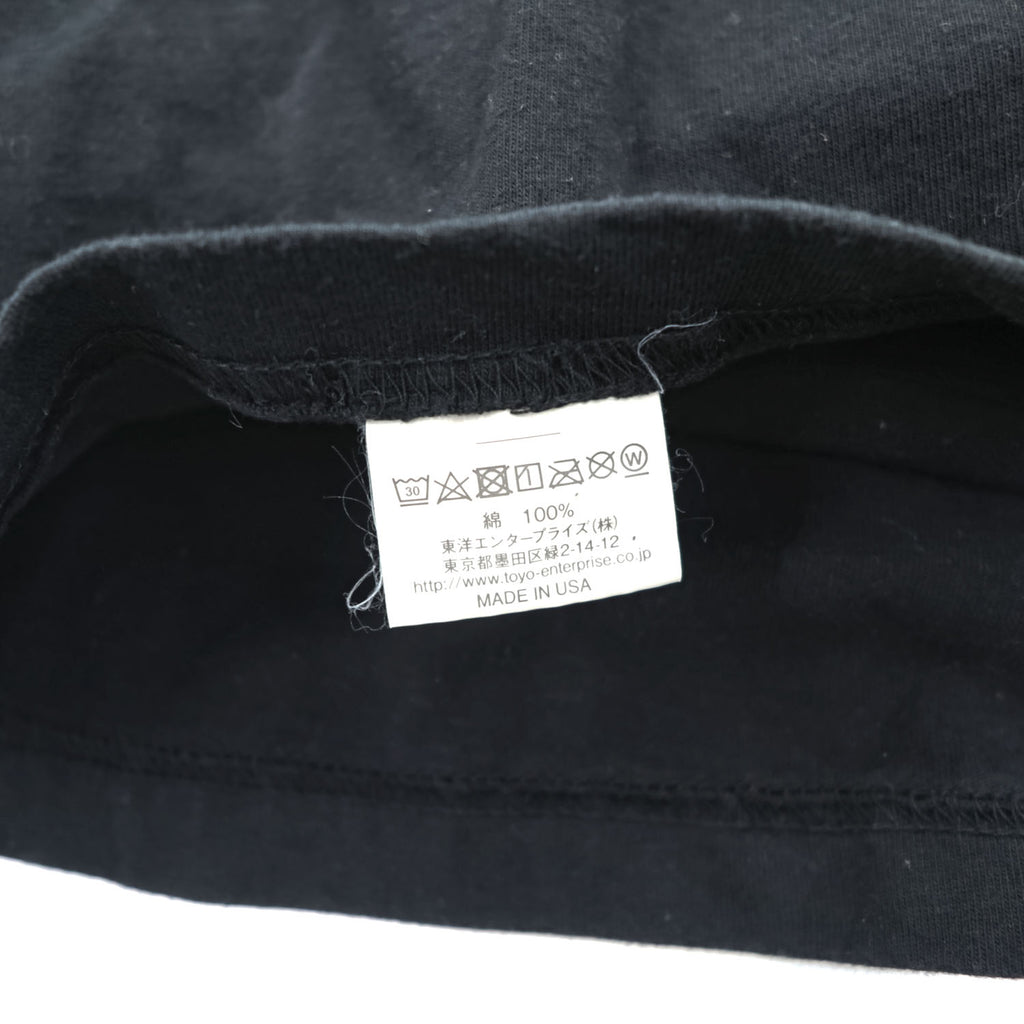 BUZZ RICKSON'S USA製 クルーネック 半袖 Tシャツ XXL ブラック ARMY FOOTBALL