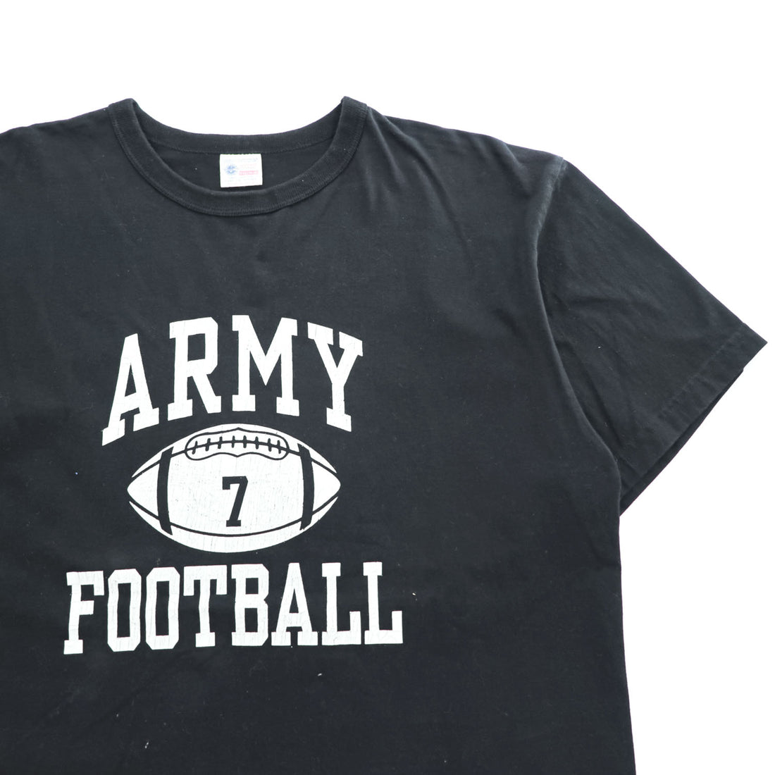 BUZZ RICKSON'S USA製 クルーネック 半袖 Tシャツ XXL ブラック ARMY FOOTBALL