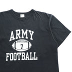 BUZZ RICKSON'S USA製 クルーネック 半袖 Tシャツ XXL ブラック ARMY FOOTBALL
