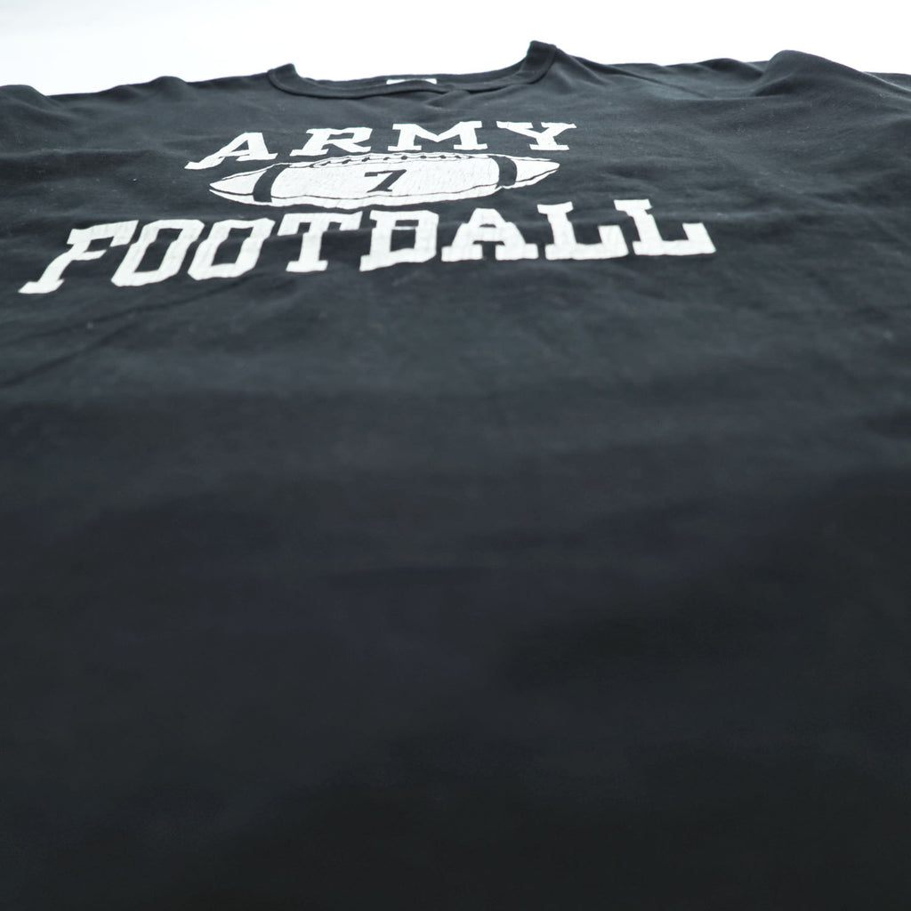 BUZZ RICKSON'S USA製 クルーネック 半袖 Tシャツ XXL ブラック ARMY FOOTBALL