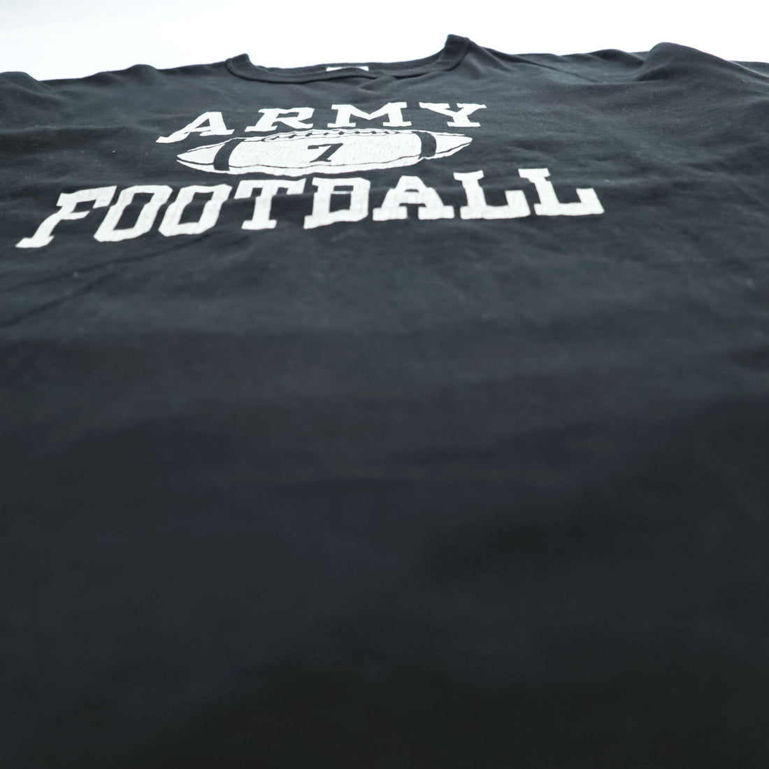 BUZZ RICKSON'S USA製 クルーネック 半袖 Tシャツ XXL ブラック ARMY FOOTBALL