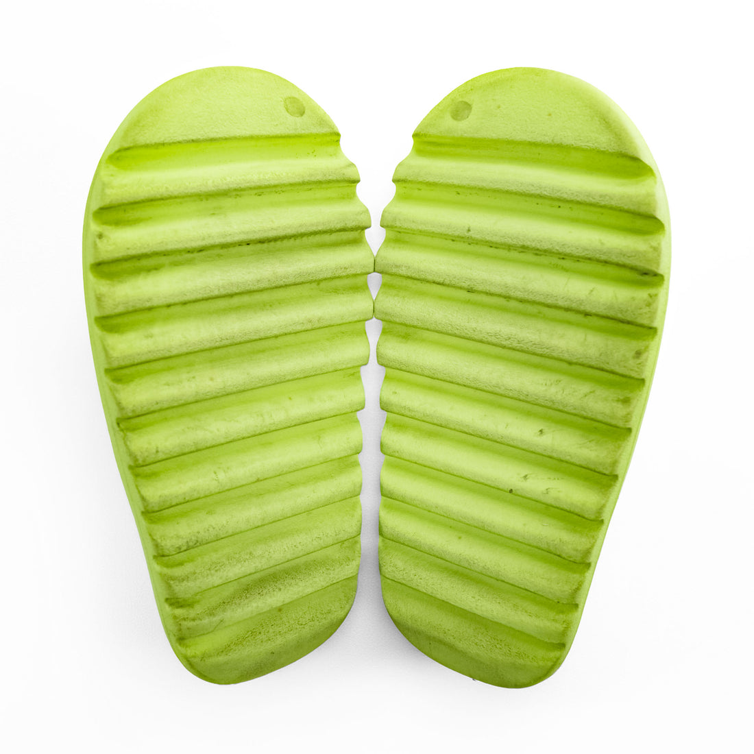 adidas イージー スライド YEEZY SLIDE サンダル 26cm ライムグリーン EVA シャークソール KANYE WEST