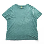 Polo Ralph Lauren Tシャツ 2XL グリーン スモールポニー ロゴ 刺繍 ビッグサイズ