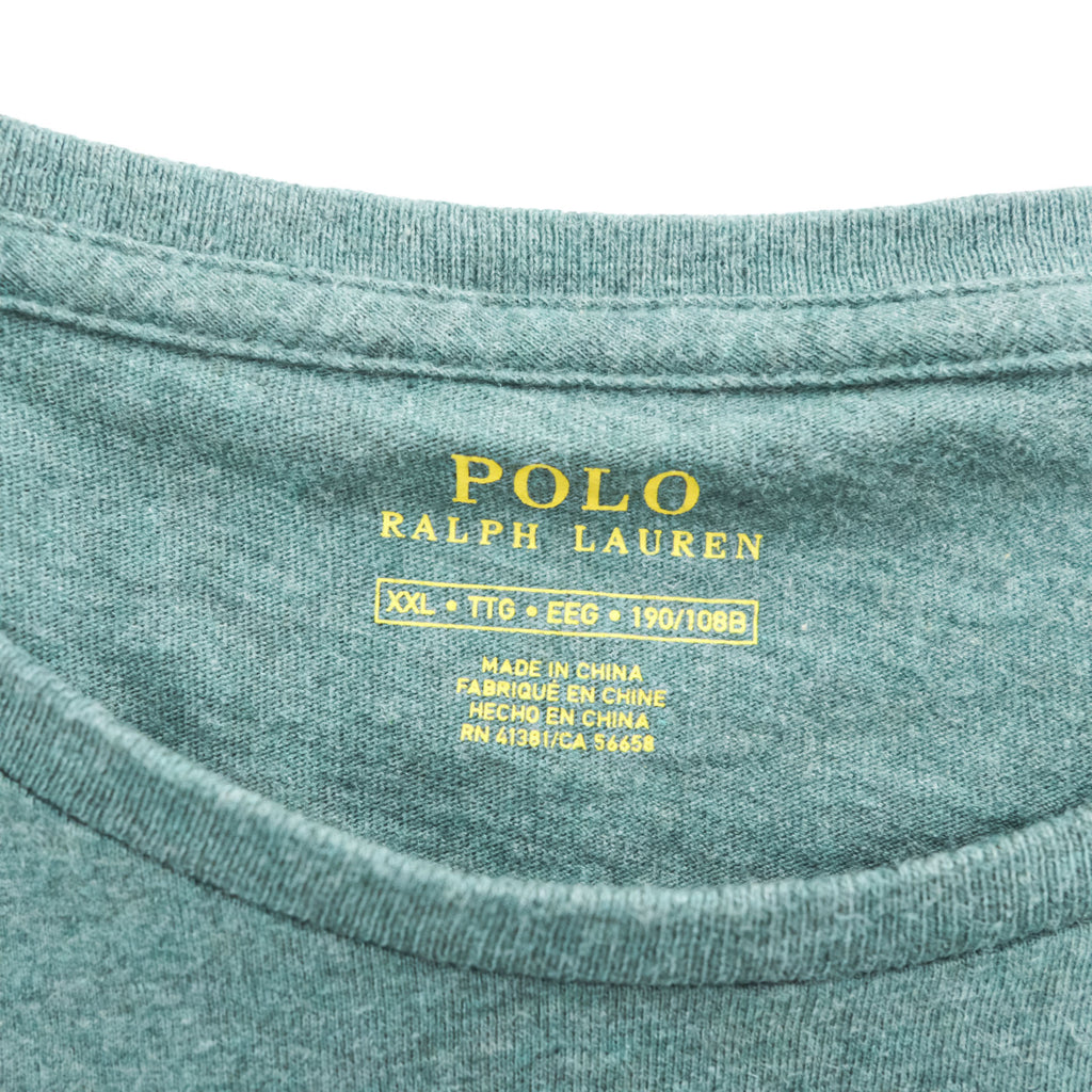Polo Ralph Lauren Tシャツ 2XL グリーン スモールポニー ロゴ 刺繍 ビッグサイズ