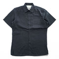Joseph Abboud リネン 半袖シャツ M ブラック JOSEPH ABBOUD ボックスシルエット