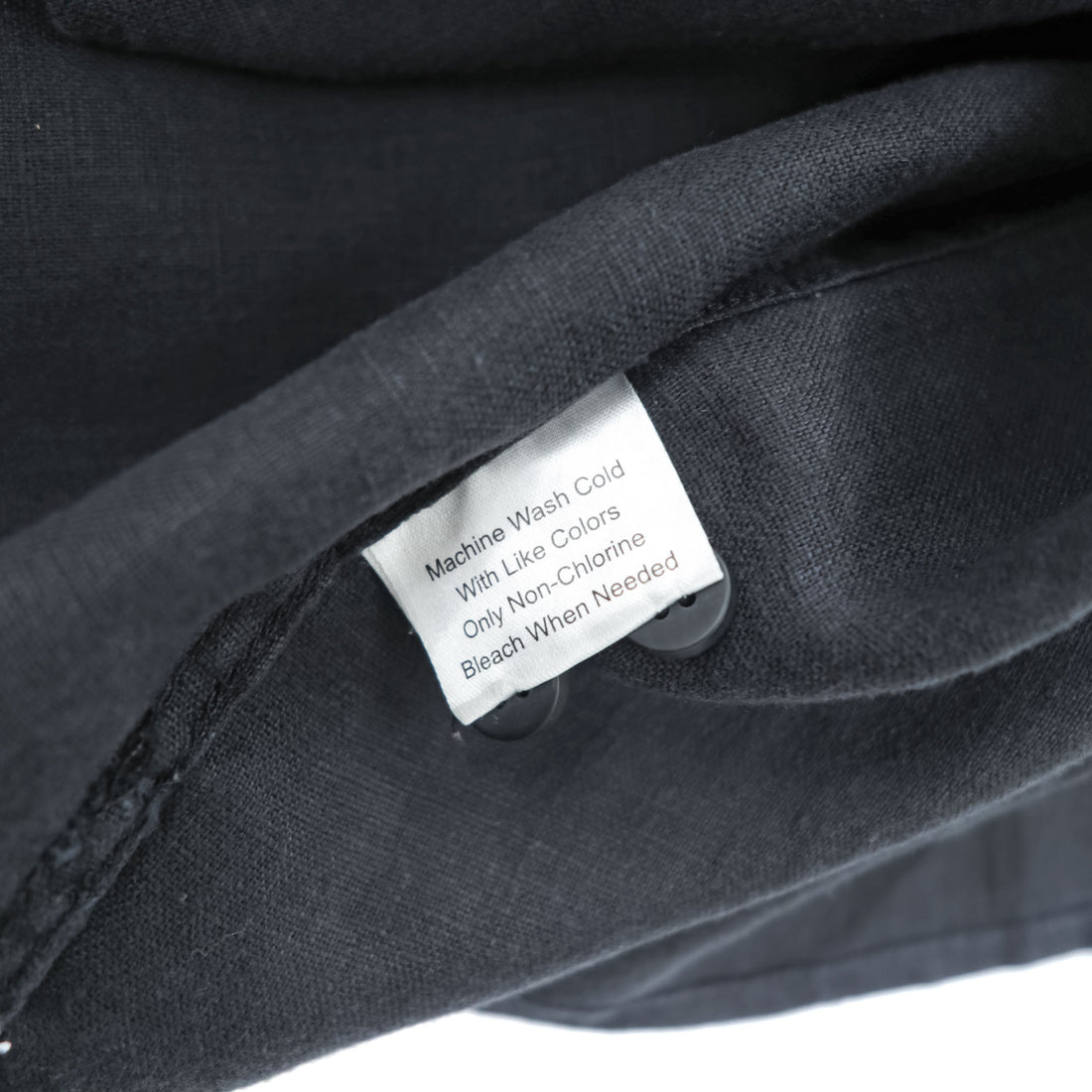 Joseph Abboud リネン 半袖シャツ M ブラック JOSEPH ABBOUD ボックスシルエット