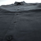 Joseph Abboud リネン 半袖シャツ M ブラック JOSEPH ABBOUD ボックスシルエット