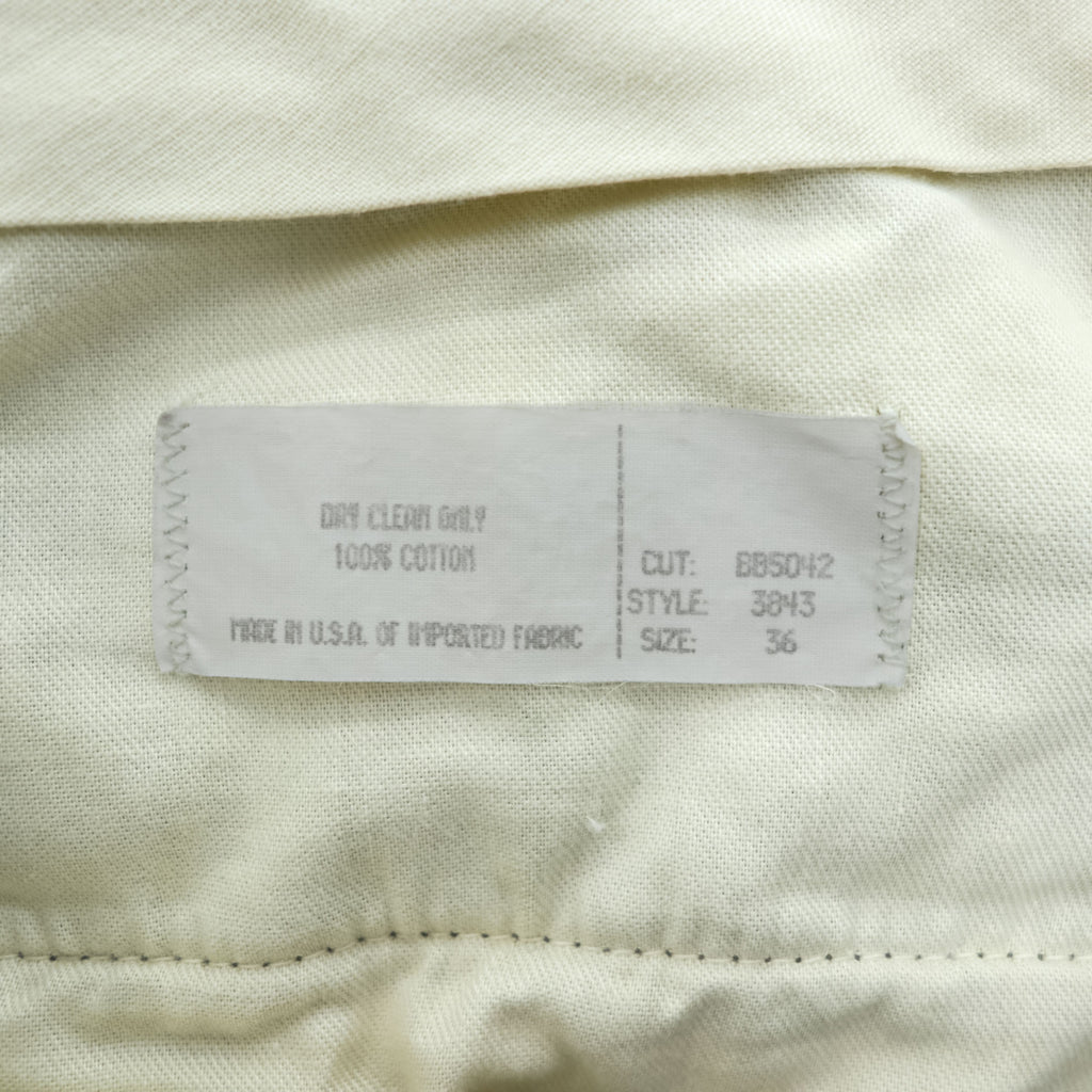 Brooks Brothers 90年代 ヴィンテージ USA製 太畝 コーデュロイ パンツ ワイド 2タック スラックス L ブラウン プリーツ ダブルカフス BB5042 3843