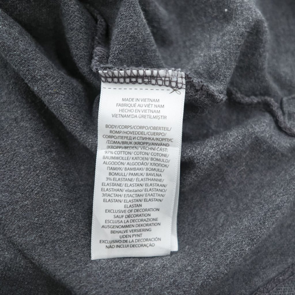 Polo Ralph Lauren ポロシャツ XL CUSTOM SLIM FIT グレー ストレッチ スモールポニー ロゴ 刺繍 STRETCH MESH