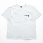 STUSSY × OUR LEGACY 半袖 Tシャツ DOT PIGMENT DYED TEE バックプリント WORK SHOP L ホワイト
