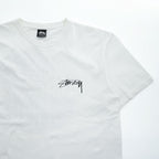 STUSSY × OUR LEGACY 半袖 Tシャツ DOT PIGMENT DYED TEE バックプリント WORK SHOP L ホワイト
