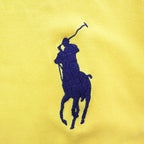 Polo Ralph Lauren ポロシャツ 2XL イエロー CUSTOM FIT ビッグポニー 刺繍