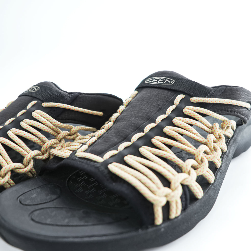 KEEN ユニーク UNEEK SLIDE スライドサンダル 28cm ブラック ベージュ 1024895