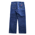 Dickies デニムパンツ ジーンズ 36 x 30 インディゴ ブルー ジッパーフライ 9393RNB