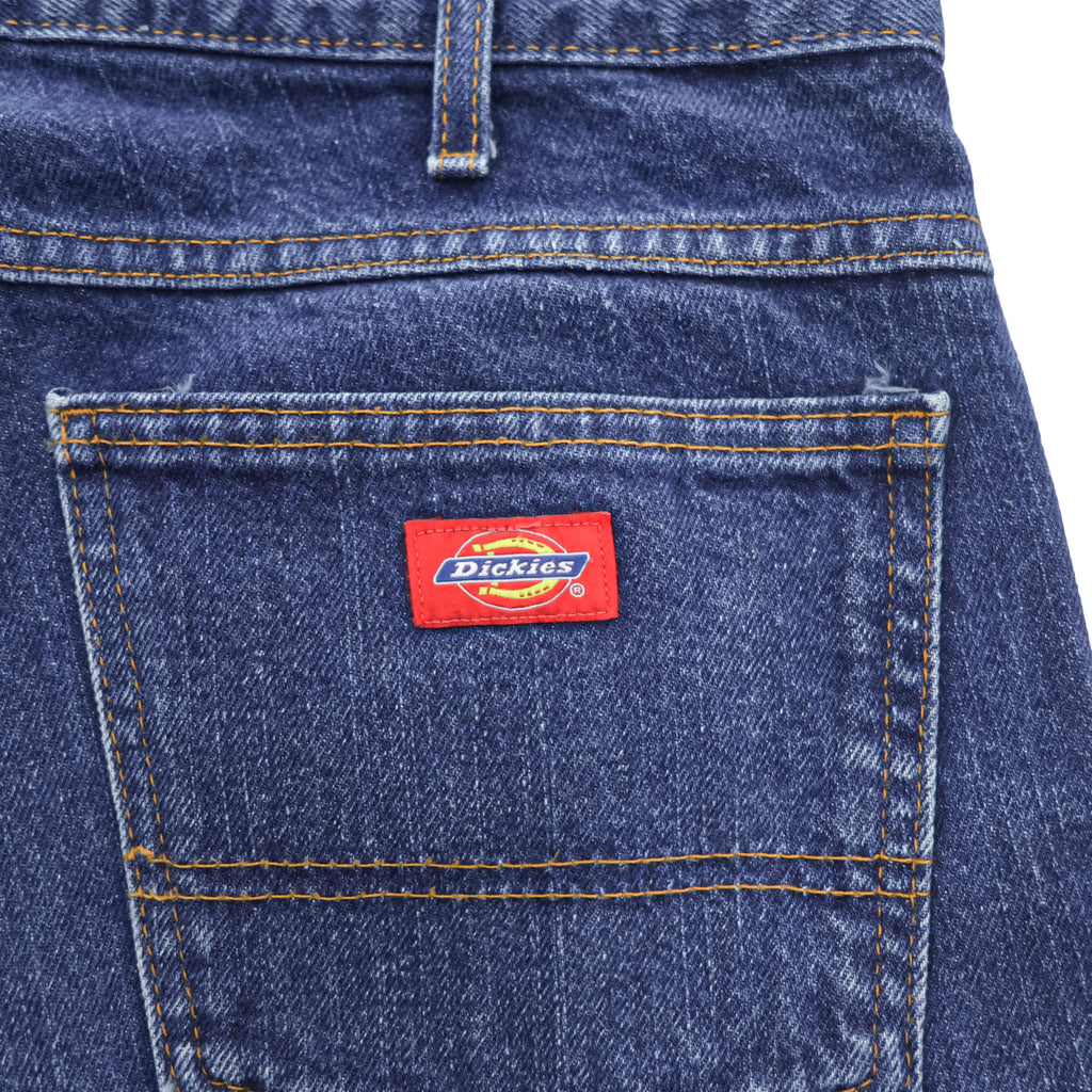 Dickies デニムパンツ ジーンズ 36 x 30 インディゴ ブルー ジッパーフライ 9393RNB