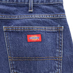 Dickies デニムパンツ ジーンズ 36 x 30 インディゴ ブルー ジッパーフライ 9393RNB