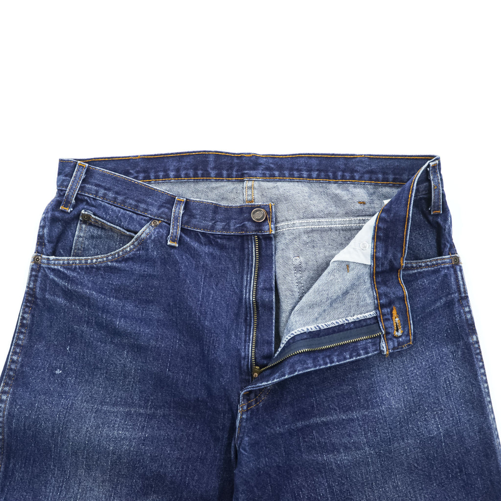 Dickies デニムパンツ ジーンズ 36 x 30 インディゴ ブルー ジッパーフライ 9393RNB