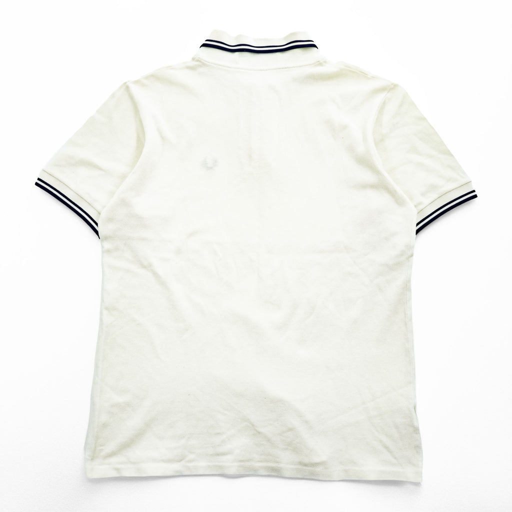 FRED PERRY 90年代 ヴィンテージ 英国製 ポロシャツ L ホワイト イングランド製