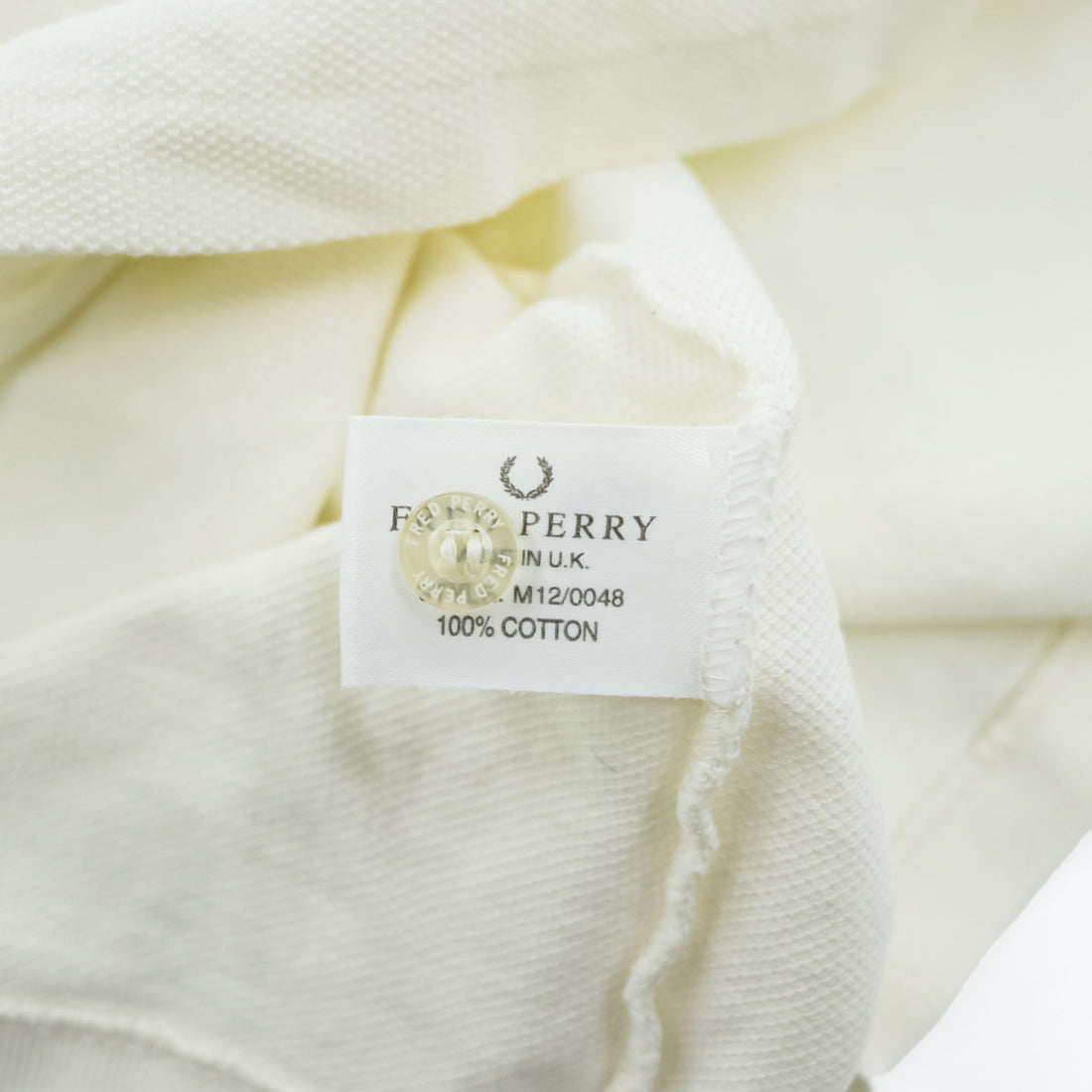FRED PERRY 90年代 ヴィンテージ 英国製 ポロシャツ L ホワイト イングランド製