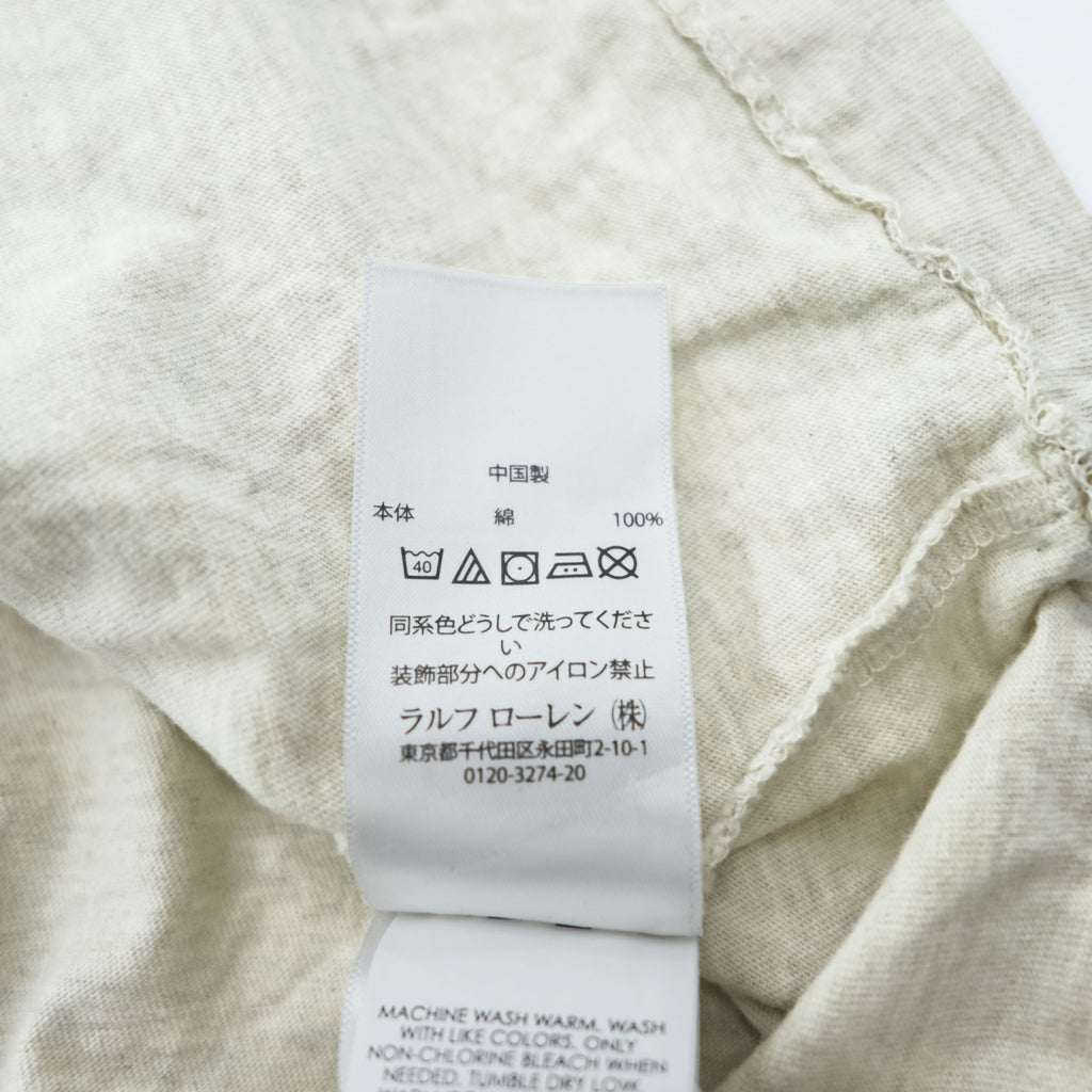 Polo Ralph Lauren Tシャツ XL ベージュ スモールポニー ロゴ 刺繍 ビッグサイズ