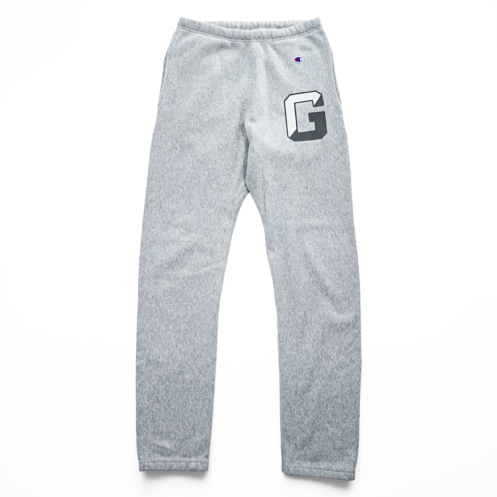 BEAMS別注 Champion リバースウィーブ スウェットパンツ L グレー REVERSE WEAVE 裏起毛 カレッジ 11-24-0486-411