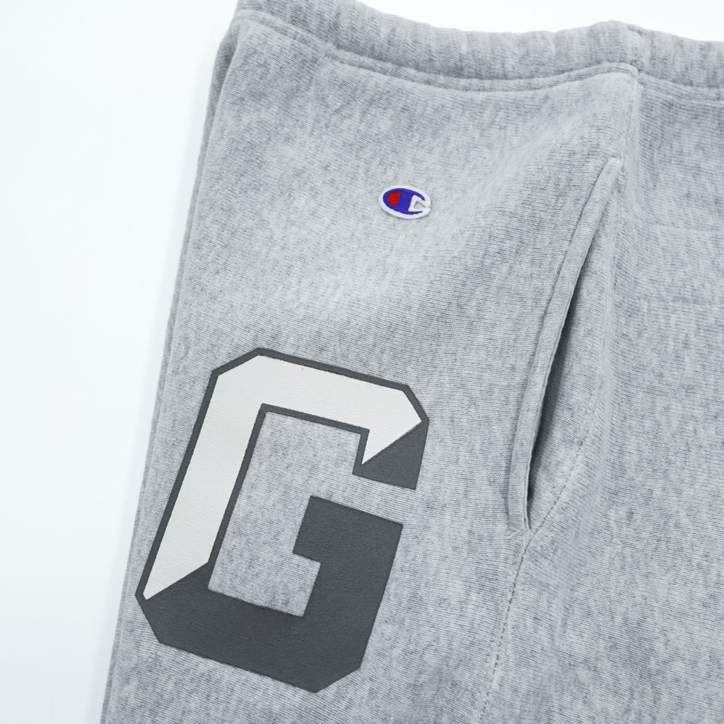 BEAMS別注 Champion リバースウィーブ スウェットパンツ L グレー REVERSE WEAVE 裏起毛 カレッジ 11-24-0486-411