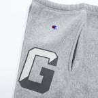 BEAMS別注 Champion リバースウィーブ スウェットパンツ L グレー REVERSE WEAVE 裏起毛 カレッジ 11-24-0486-411