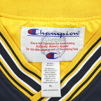 Champion 90年代 ヴィンテージ ピステ プルオーバー ジャージ ジャケット XL ネイビー イエロー ドローコード US NAVY