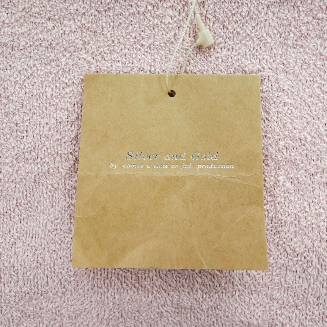 WELCOME-RAIN 日本製 パイルスウェット L ドローコード 未使用品 SILVER & GOLD 1LDK 取扱い WR2-CP001