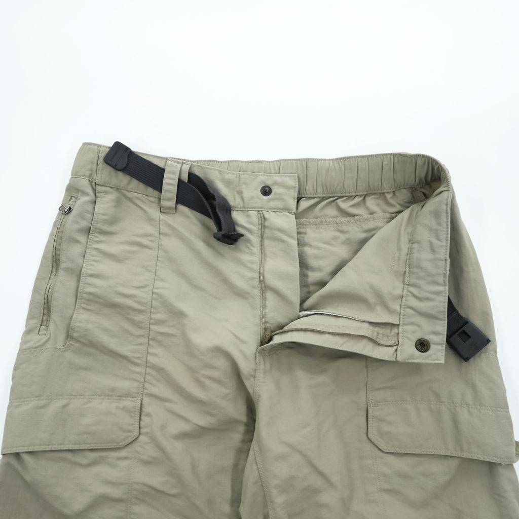 THE NORTH FACE アウトドア カーゴショーツ ショートパンツ M ベージュ ベルト付