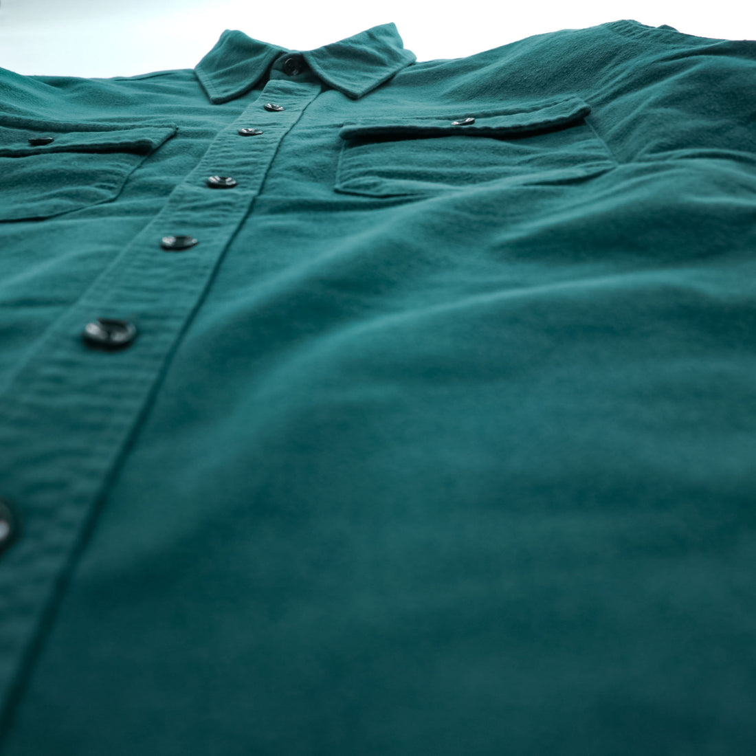 L.L.Bean 80年代 USA製 ヴィンテージ 長袖 ワークシャツ XL グリーン CHAMOIS CLOTH SHIRT