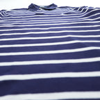 Polo Ralph Lauren 90s Vintage Rugby Shirt, Size XL, Navy & White Striped, Small Pony Logo Embroidery, Oversized