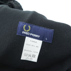 FRED PERRY イージーパンツ トラックパンツ ジャージ L センタープレス ブラック ワンポイントロゴ F4464
