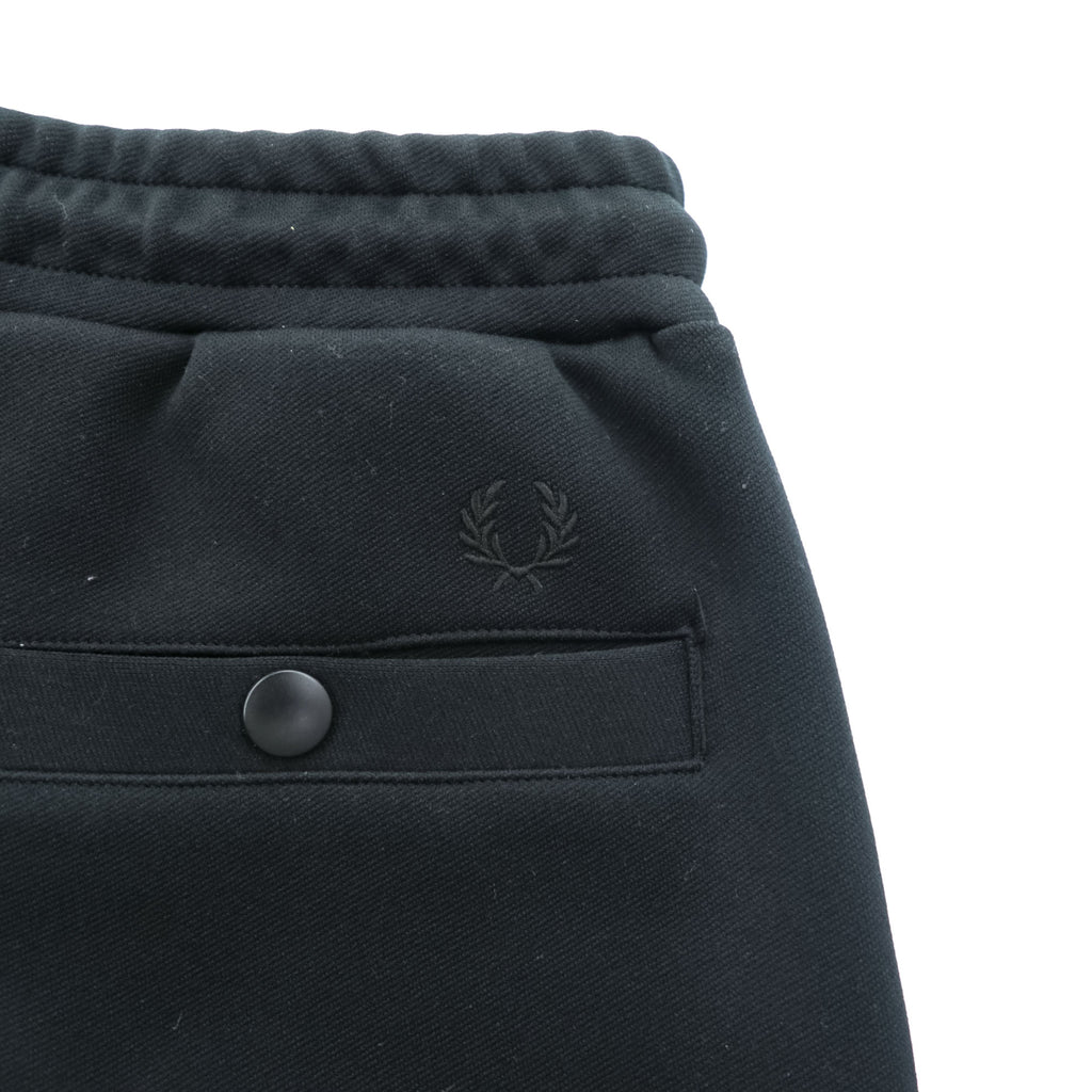 FRED PERRY イージーパンツ トラックパンツ ジャージ L センタープレス ブラック ワンポイントロゴ F4464