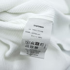 Graphpaper Made in Japan Long Sleeve T-Shirt Waffle Thermal White FREE GM211-70139B