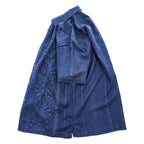 Tommy Bahama アロハシャツ シルク 半袖シャツ M ネイビー 花柄 ココナッツボタン