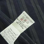 Nigel Cabourn 英国製 テーラードジャケット ストライプ ブレザー S ネイビー イングランド製 8081180006