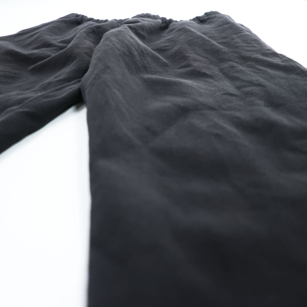 AURALEE 日本製 イージーパンツ スラックス パンツ 3 ブラック WOOL KERSEY EASY PANTS A7AP03BK