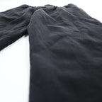 AURALEE 日本製 イージーパンツ スラックス パンツ 3 ブラック WOOL KERSEY EASY PANTS A7AP03BK