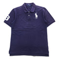 Polo Ralph Lauren 鹿の子 ビッグポニー 刺繍 ポロシャツ CLASSIC FIT ネイビー