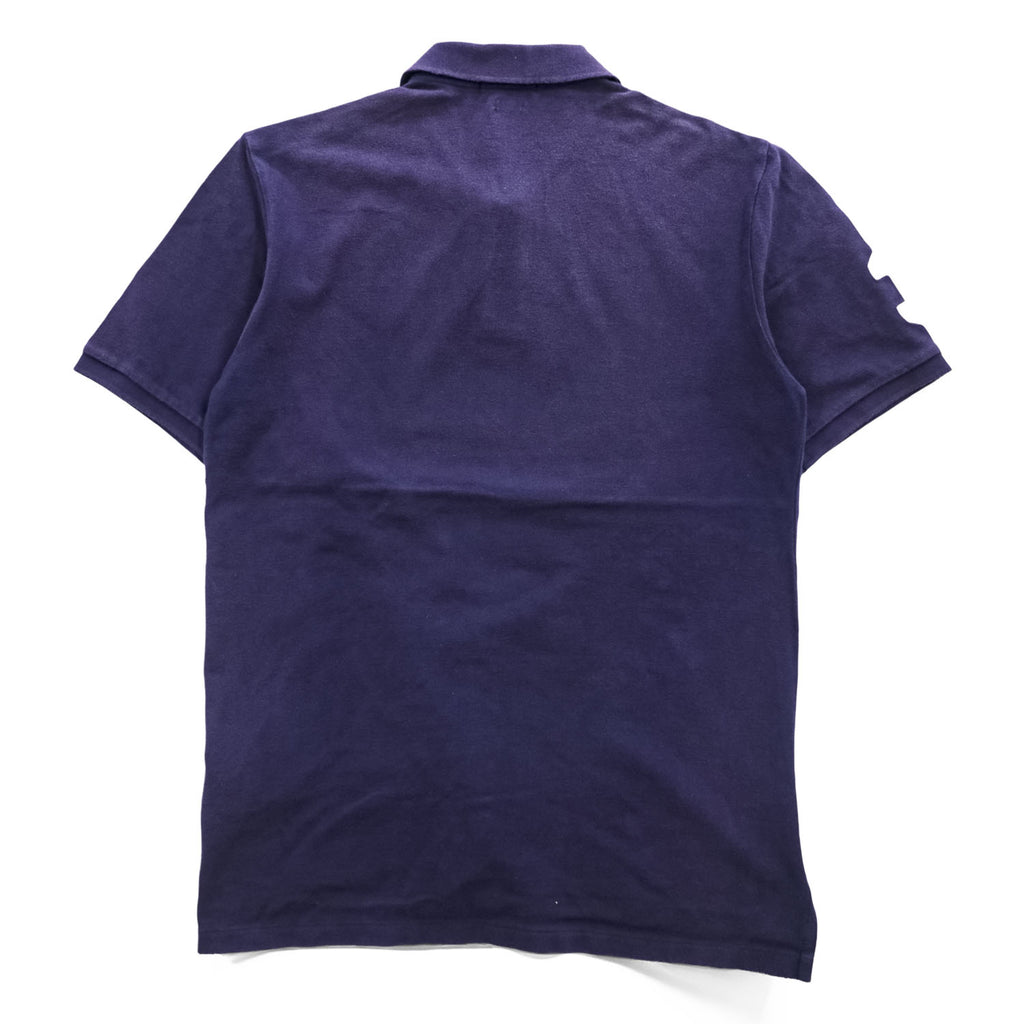 Polo Ralph Lauren 鹿の子 ビッグポニー 刺繍 ポロシャツ CLASSIC FIT ネイビー