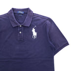 Polo Ralph Lauren 鹿の子 ビッグポニー 刺繍 ポロシャツ CLASSIC FIT ネイビー