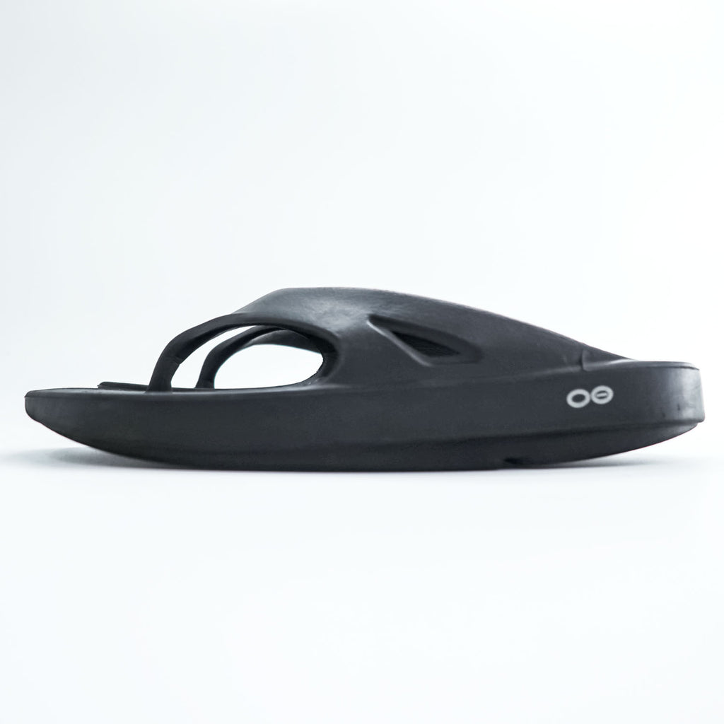 OOFOS ウーオリジナル OOriginal リカバリーサンダル 27cm ブラック トング 厚底