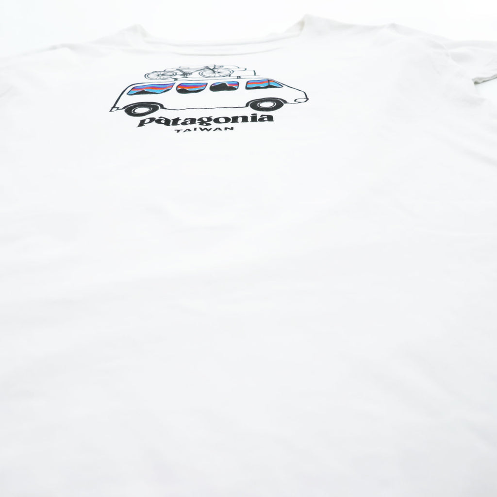 Patagonia USA製 Tシャツ S REGULAR FIT ホワイト 台湾限定デザイン TAIWAN Fitzroy Paddle Van 39326