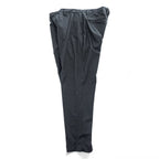 EMPORIO ARMANI スラックス トラウザーズ パンツ XL ブラック ダブルカフス リヨセル 7V1PN8 1NJTZ