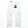 Acne Studios Bla Konst イタリア製 ホワイト デニムパンツ Log White 5ポケット ジーンズ 28 32 未使用品 30G176-164