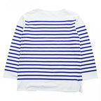 ORCIVAL フランス製 バスクシャツ 長袖 ロングスリーブ Tシャツ ロンT XL ブルー ホワイト ボーダー ボートネック