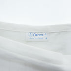 ORCIVAL フランス製 バスクシャツ 長袖 ロングスリーブ Tシャツ ロンT XL ブルー ホワイト ボーダー ボートネック