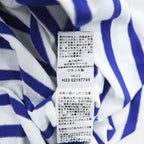 ORCIVAL フランス製 バスクシャツ 長袖 ロングスリーブ Tシャツ ロンT XL ブルー ホワイト ボーダー ボートネック